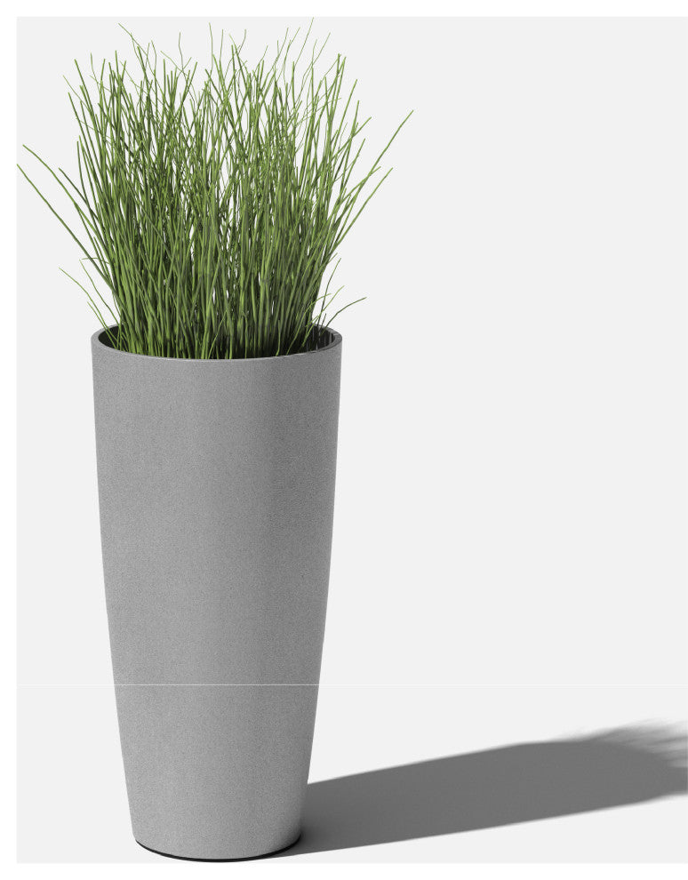 Veradek Pure Series Selena 28" Planter, Gray, 28 in. - One Pack