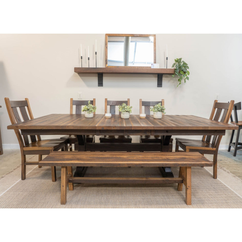 Pathway Reclaimed Wood Extendable Dining Table 42"x72"