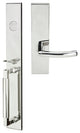 Oslo Lever, Mortise Dummy Handleset, Left Hand, Polished Stainless Steel