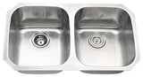 ANZZI Moore Undermount Stainless Steel Kitchen Sink w/Accent Faucet