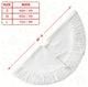 48''D Velvet Ruffled Christmas Tree Skirt