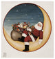 "Merry Lil Santa" Digital Paper Print by David Carter Brown, 23"x24"