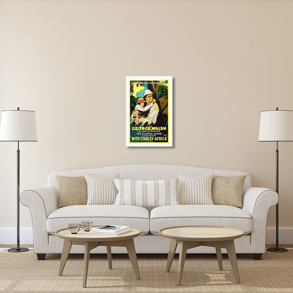 "With Stanley In Africa" Canvas by Hollywood Photo Archive, 24x36"