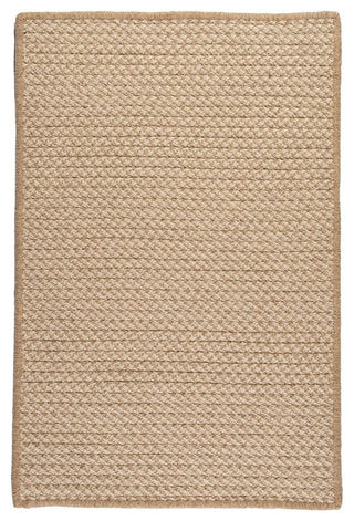 Natural Wool Houndstooth HD33 Tea Modern Area Rug, Rectangular 2'x6'