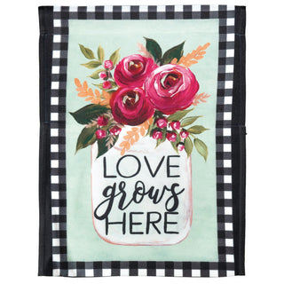 Flag  Printed  Love Grows Here Polyester Large