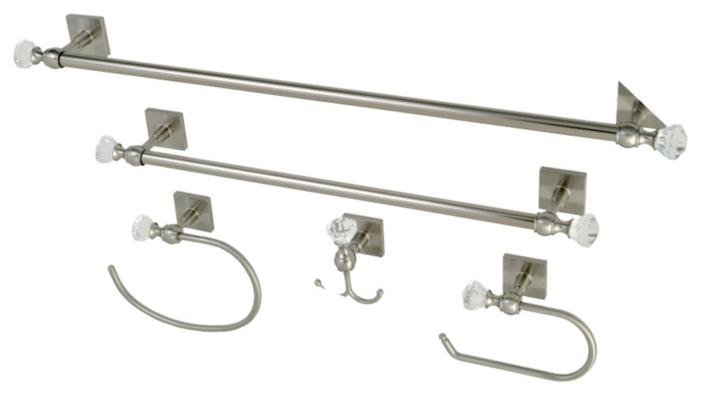 Kingston Brass 18"and 24"Towel Bar Bathroom Accessory Set, Brushed Nickel