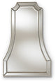 Modern And Contemporary Antique Silver Finished Accent Wall Mirror