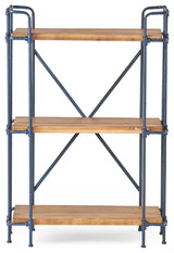 Brooklyn Industrial 3 Shelf Firwood Bookcase