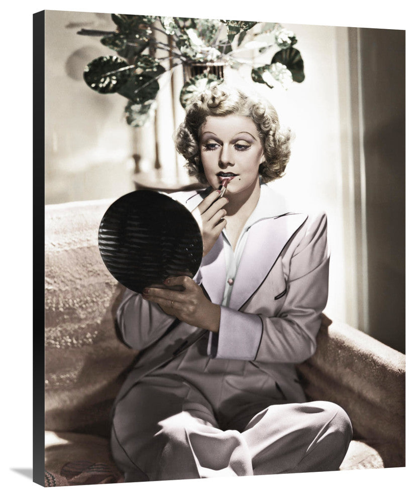 "Jean Harlow" Stretched Canvas Giclee by Hollywood Photo Archive, 29x36"