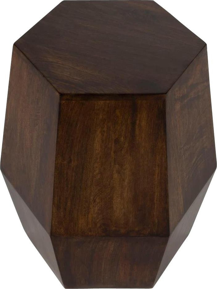 Contemporary Gold Leaf Side Table