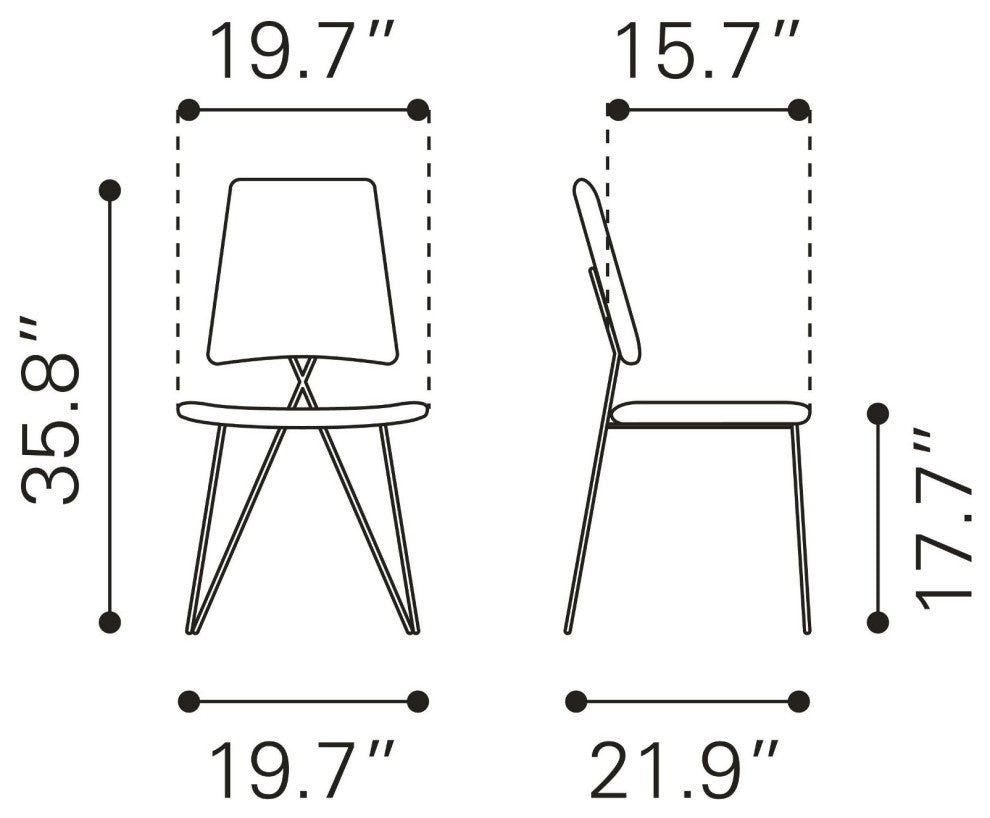 Dining Chair, Set of 2, Steel Metal, Fabric, Pink, Gold, Bar Kitchen Pub Bistro
