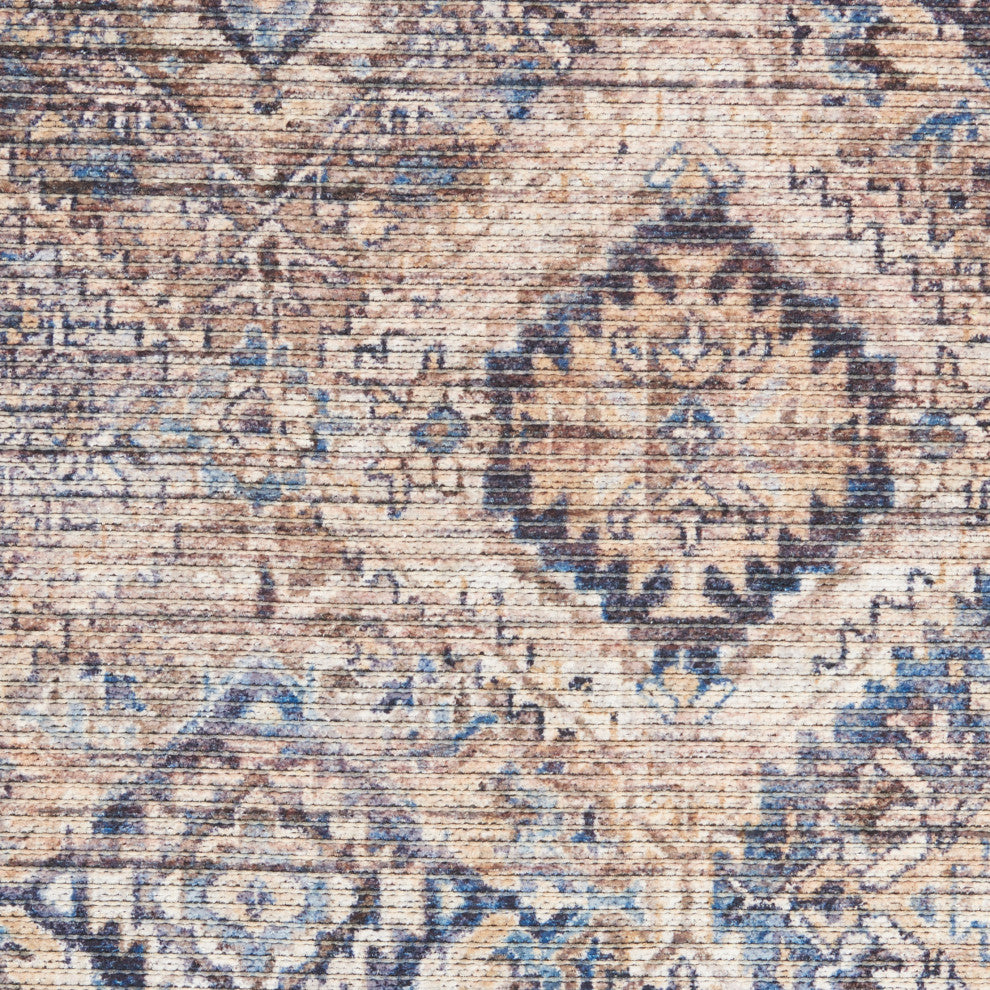 Nicole Curtis Nc Series 1 8' x 10' Ivory/Latte Machine Washable Area Rugs
