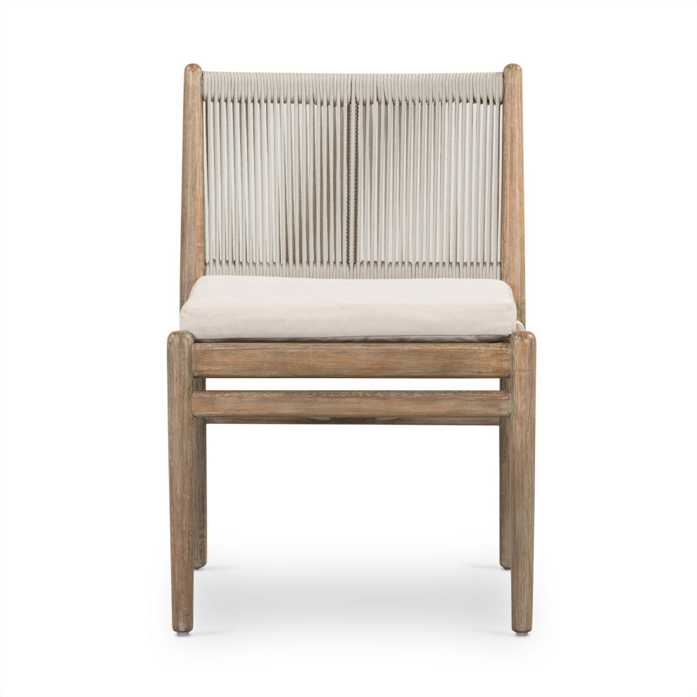Rosen Outdoor Dining Chair-Natural Eucal