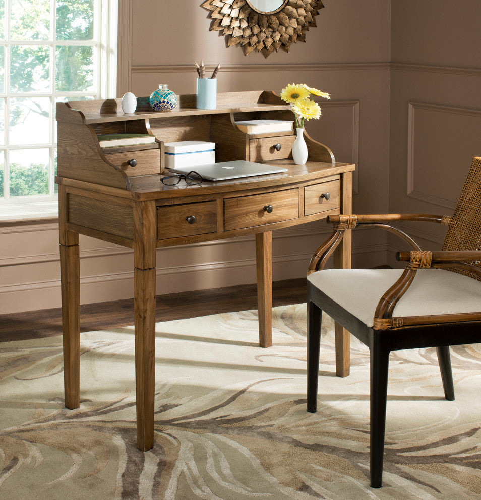 Safavieh Landon Writing Desk, Oak