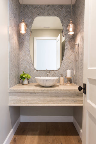 Frameless Oval Beveled Mirror