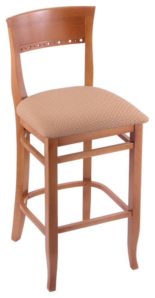 Holland Bar Stool, 3160 25 Stool, Medium Finish, Axis Summer Seat