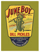 "June Boy Dill Pickles" Digital Paper Print by Retrolabel, 19"x24"