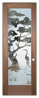 Interior Prehung Door or Interior Slab Door - Bonsai Egret - Mahogany - 30"...