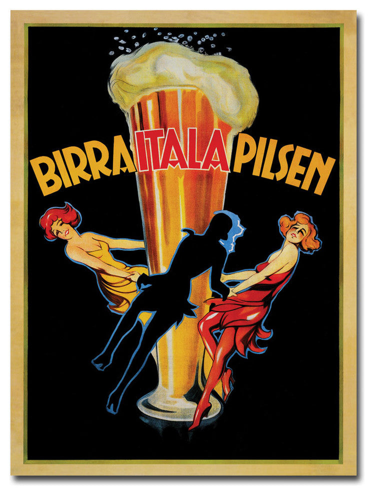 ''Birra Itala Pilsen'' Canvas Art