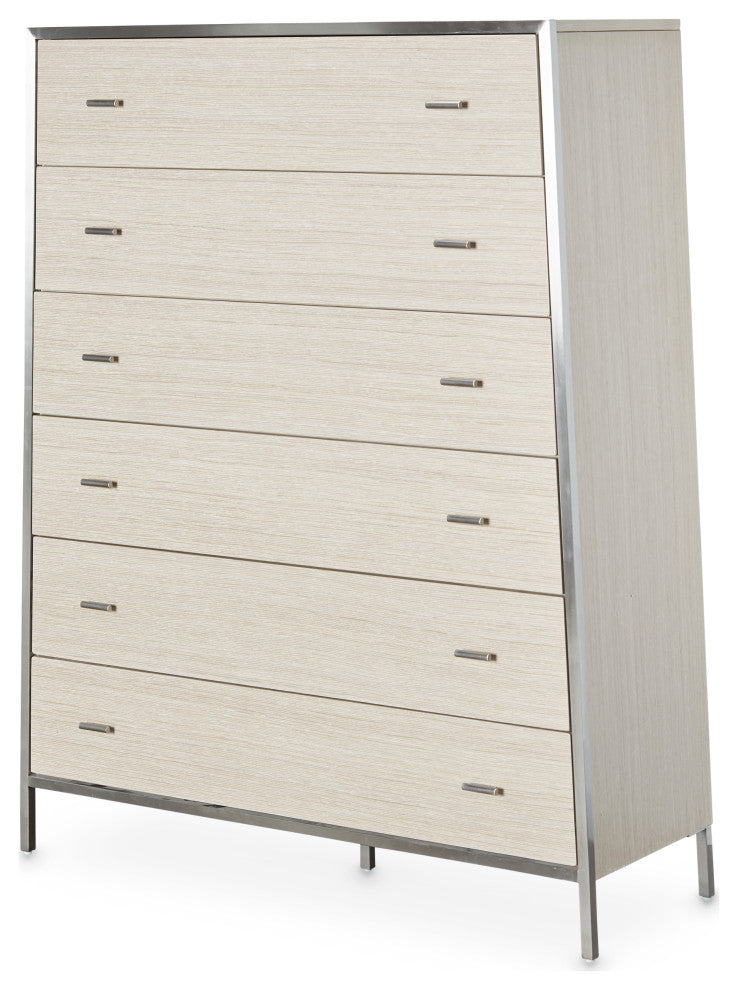 Silverlake Village 6-Drawer Chest, Washed Oak