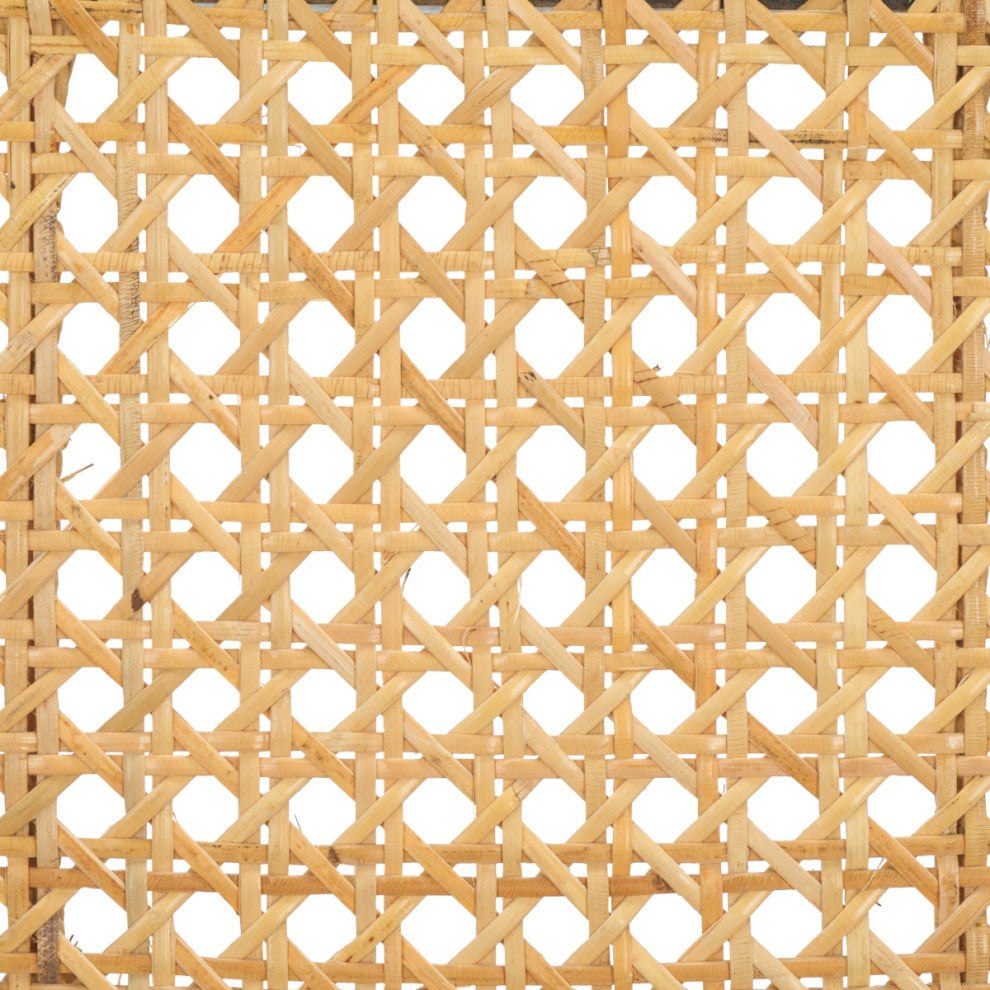Safavieh Couture Tyrrell Rattan Dining Chair, Walnut/Natural