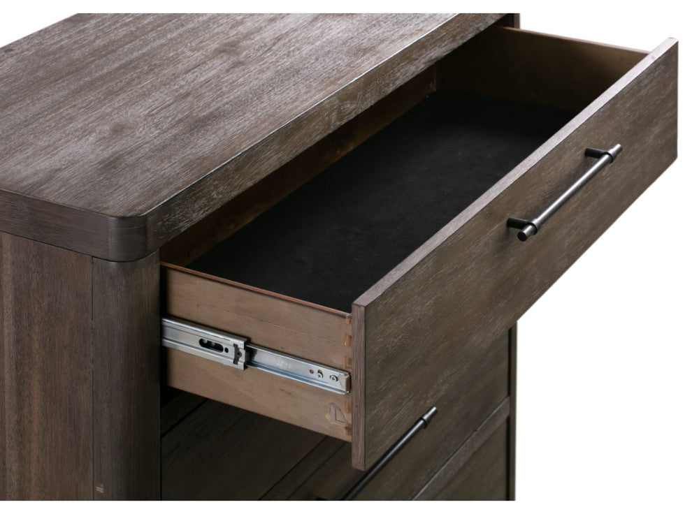 Modus Cicero Five-Drawer Chest in Rustic Latte