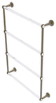 Pacific Beach 4 Tier 24" Ladder Towel Bar with Twist Accents, Antique Brass