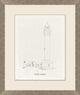 California Lighthouse Sketch 2, Giclee Reproduction Artwork