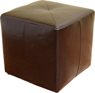 Aric Bonded Leather Ottoman