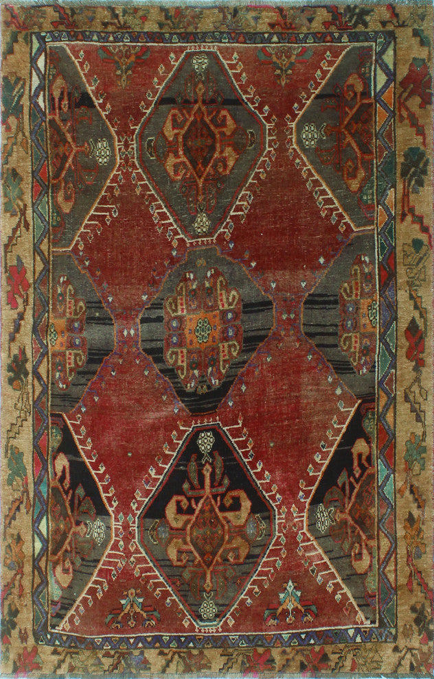 Semi-Antique Mawusi Red Rug