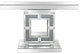 Silver Pedestal Console Table