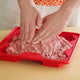 Shape + Store 1860-H-101 Burger Master Burger Press, Red, Plastic