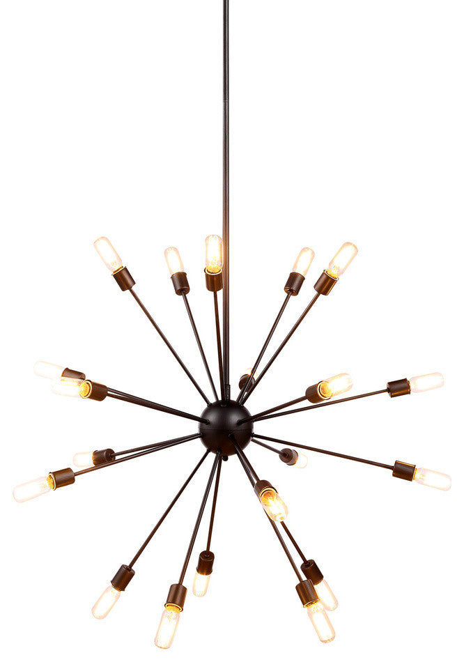 Cork 20-Light Pendant, Vintage Steel