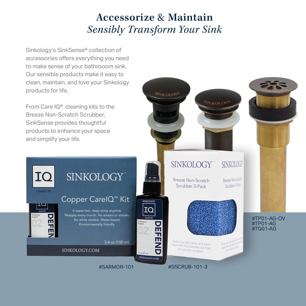 Hubble 14" Vessel Bathroom Sink in Copper