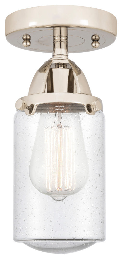 INNOVATIONS LIGHTING 288-1C-PN-G314-LED Dover 1 Light 4.5 inch Semi-Flush Mount