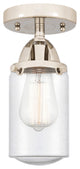 INNOVATIONS LIGHTING 288-1C-PN-G314-LED Dover 1 Light 4.5 inch Semi-Flush Mount