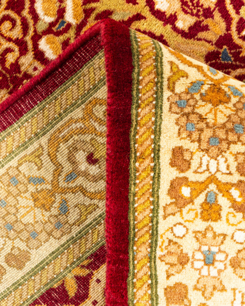 Mogul, One-of-a-Kind Hand-Knotted Area Rug Green, 2' 7 x 11' 10