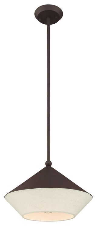 Livex Lighting Bronze 1-Light Mini Pendant