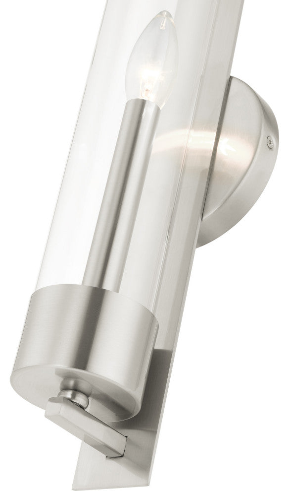 Brushed Nickel Transitional, Versatile, Clean, Modern Classic, Single Sconce