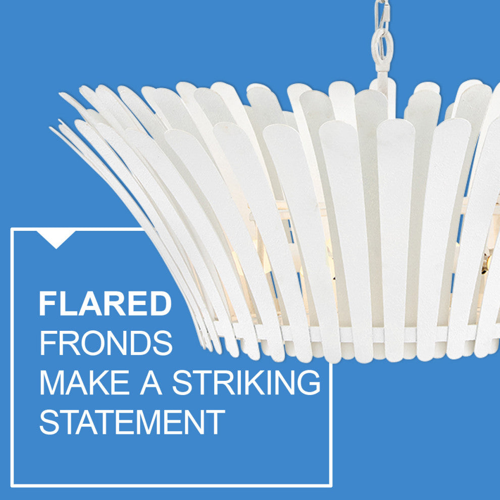 Hinkley Reina Medium Tapered Chandelier, Textured Plaster