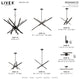 Livex Lighting Monaco 2-Light Black Chrome Semi-Flush