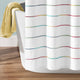 Ombre Stripe Yarn Dyed Cotton Shower Curtain, 72"x72", Rainbow