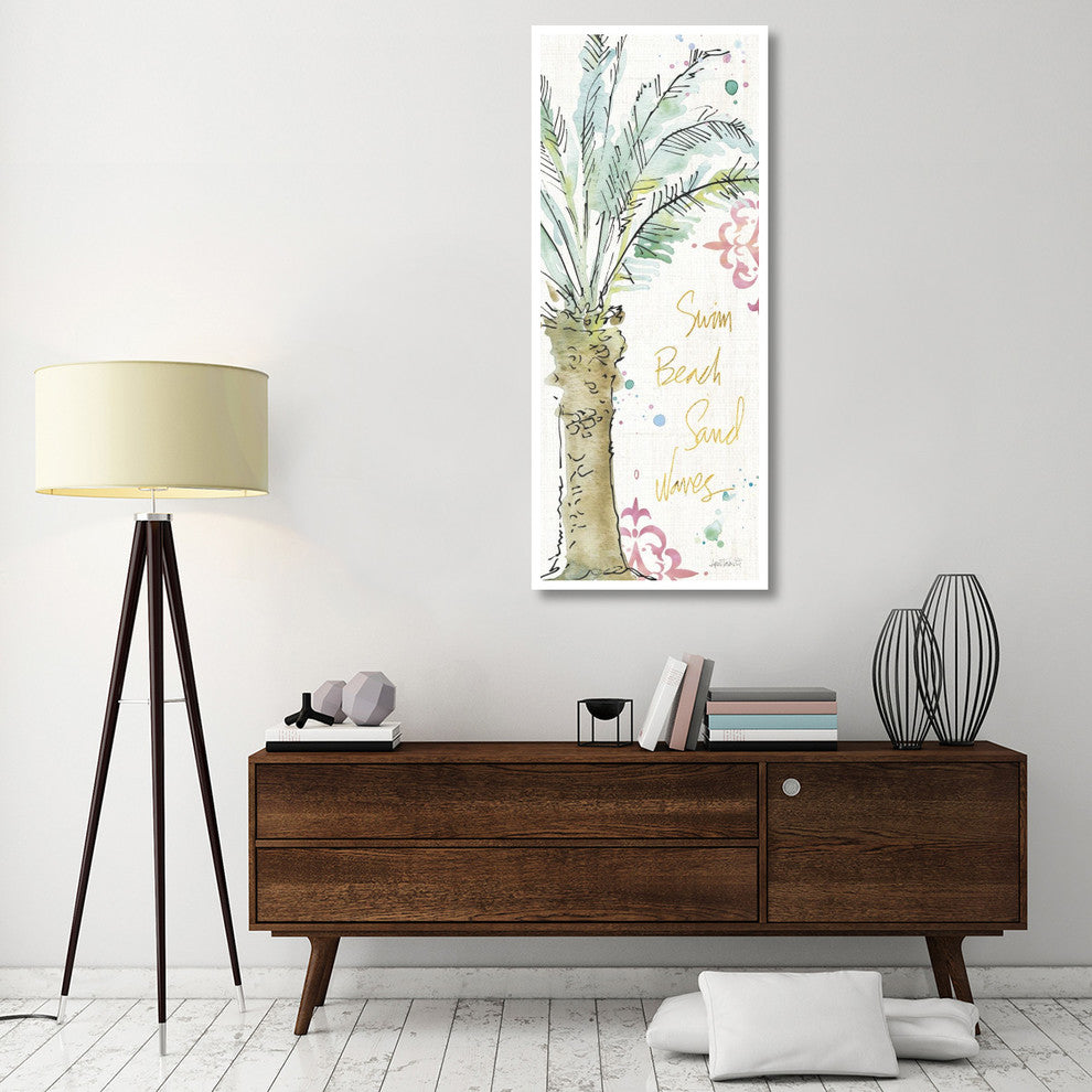 "Palm Passion VI" Digital Paper Print by Anne Tavoletti, 26"x62"