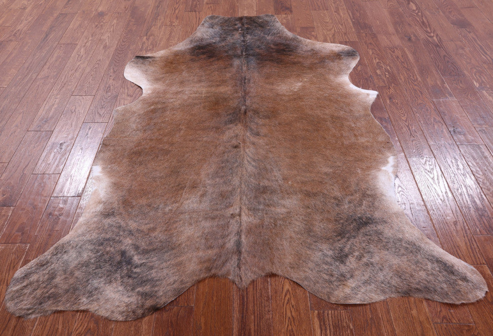 Natural Cowhide Rug 7' 0" X 5' 4" C2204