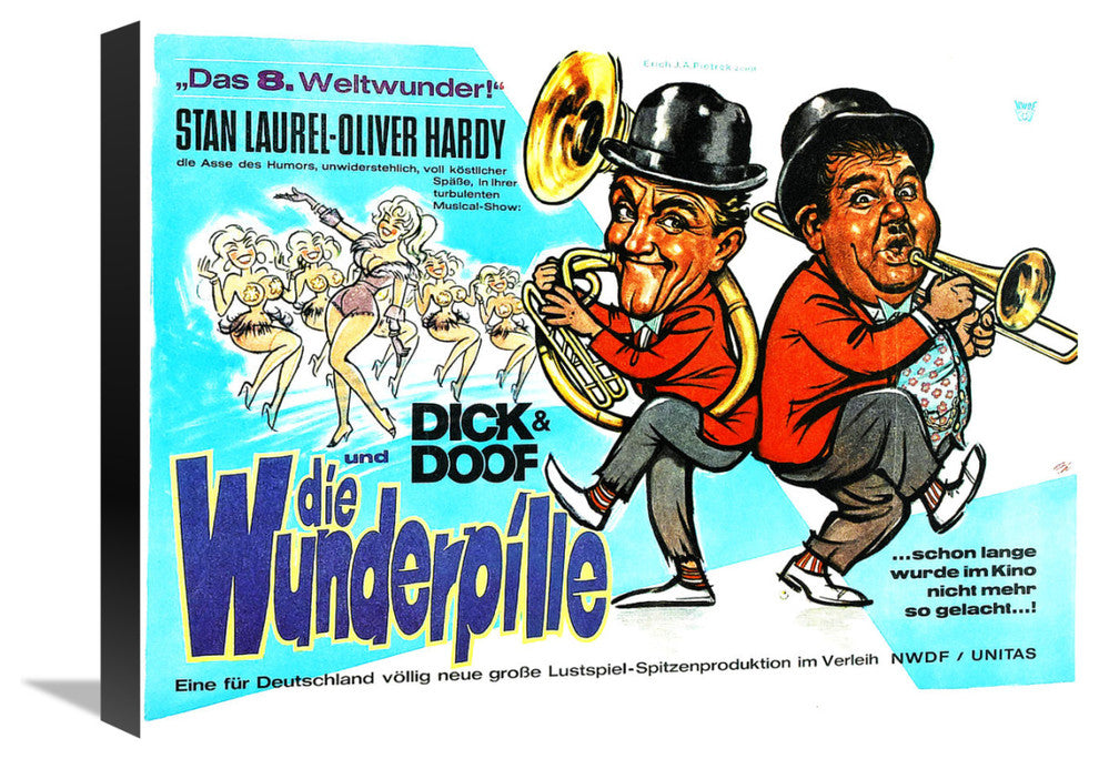 Laurel and Hardy, German, Hollywood Party, 1934, 22x16