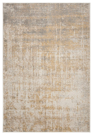 Safavieh Adirondack Adr207A Moroccan Rug, Creme/Gold, 6'0"x6'0" Round