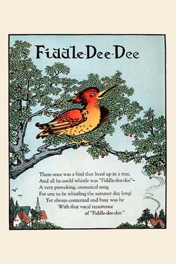 Fiddle Dee Dee- Canvas Poster 20" x 30"