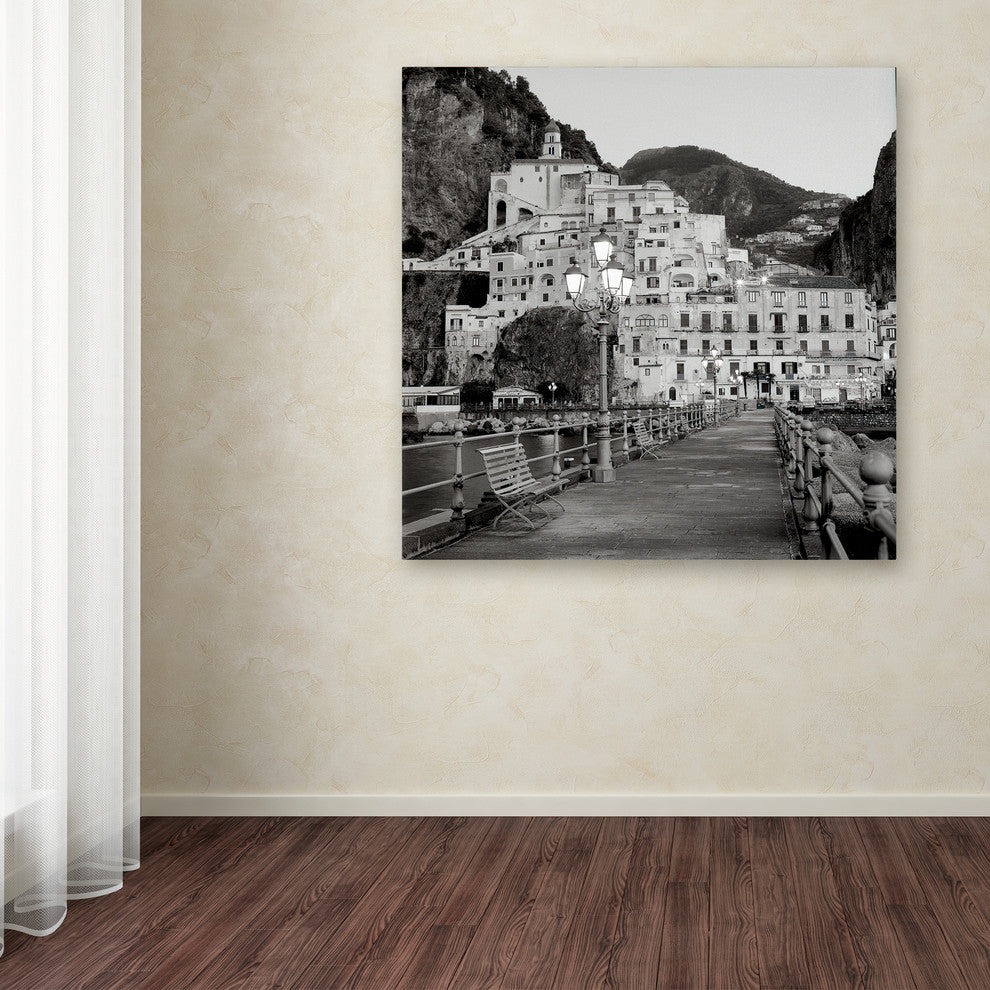 Alan Blaustein ''Amalfi Pier I'' Canvas Art, 35x35