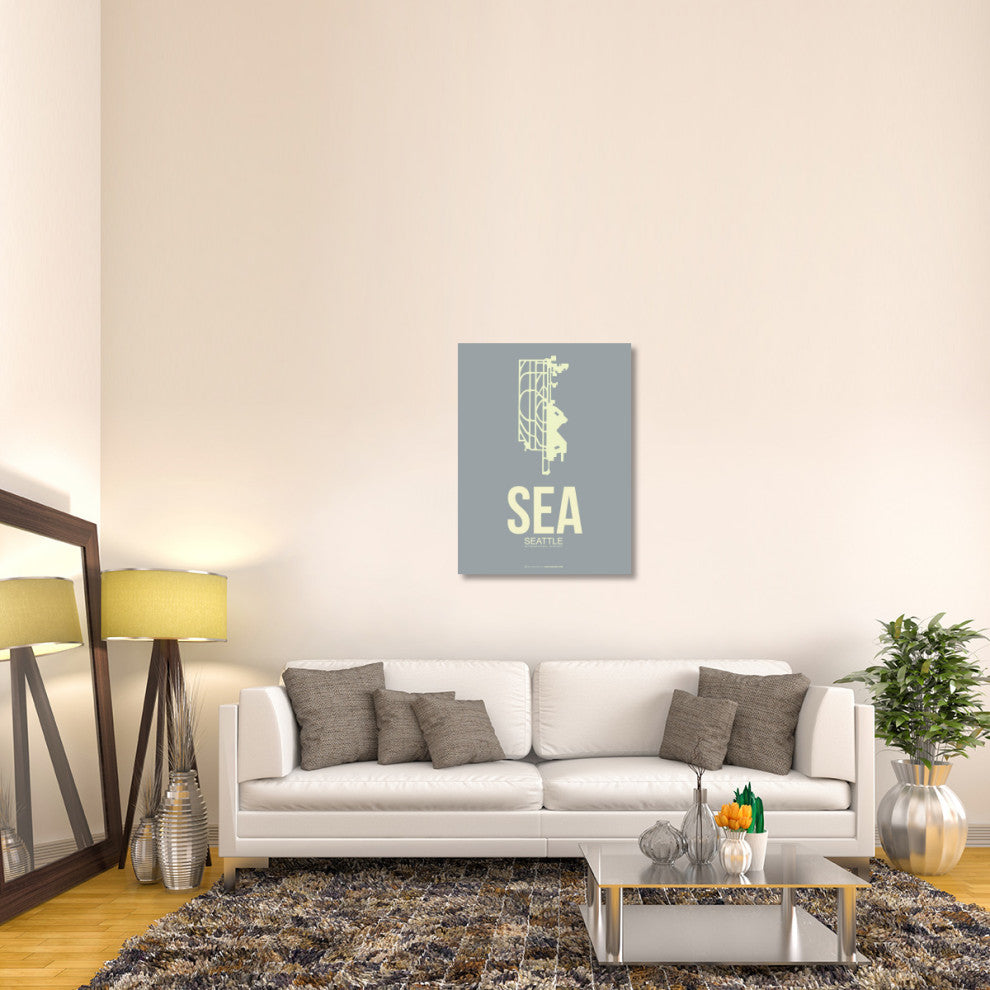 "SEA Seattle Poster 3" Fine Art Print