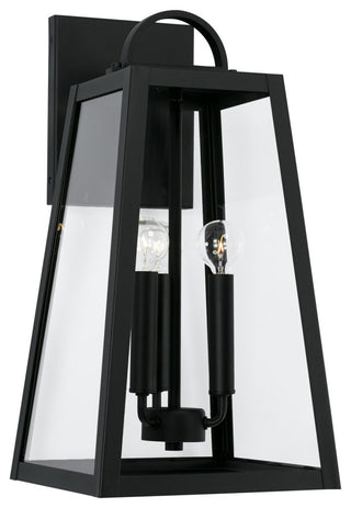 Capital Lighting 943732 Leighton 3 Light 20" Tall Outdoor Wall - Black